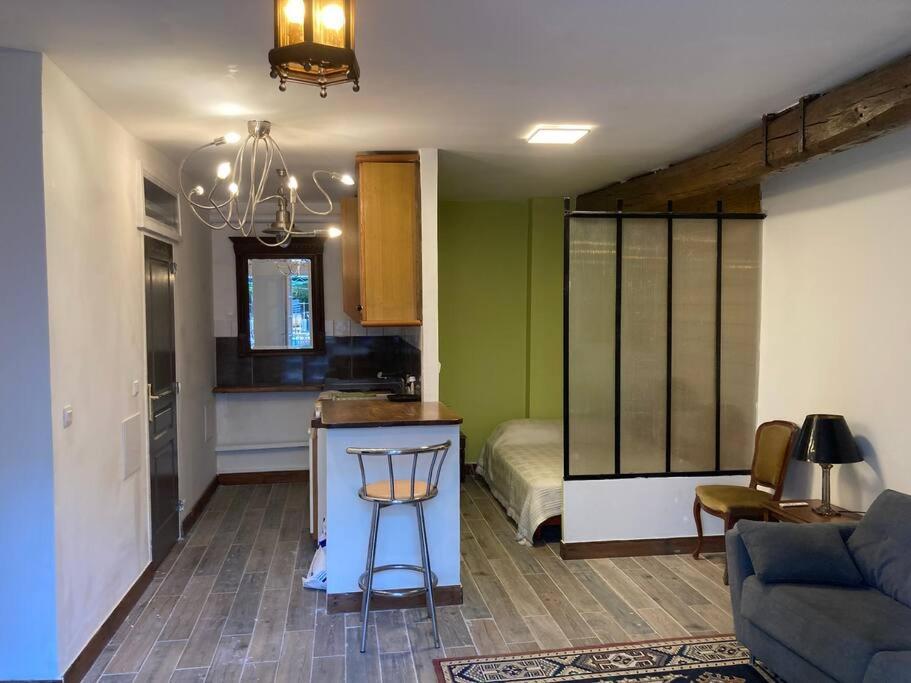 Charmant Studio Terrasse 25Min Aeroport Cdg Saint-Brice-sous-Foret Luaran gambar